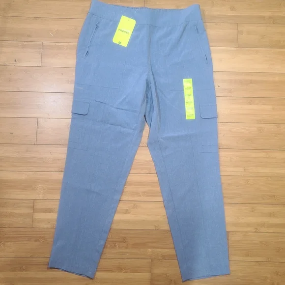 Bass Women's Propel Turbo-Dry Blue Moisture Wick Performance Jogger Pants size L - Picture 1 of 14